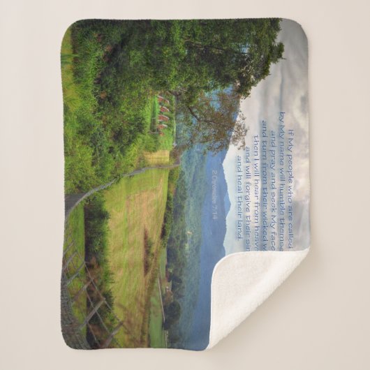 Chronicles 7:14 sherpa deken (Voorkant)