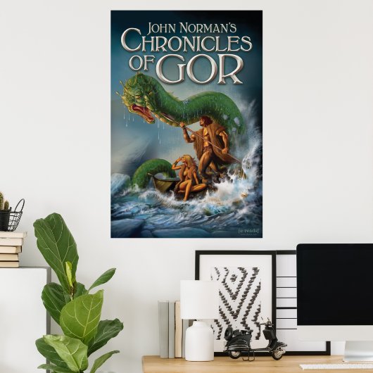 Chronicles of Gor Poster - Beasten of Gor (Thuiskantoor)