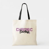 Chronisch Badass T-shirt Tote Bag (Achterkant)