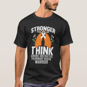 Chronisch obstructieve longziekte krijger COPD T-shirt