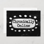 Chronisch online Briefkaart (Voorkant / Achterkant)