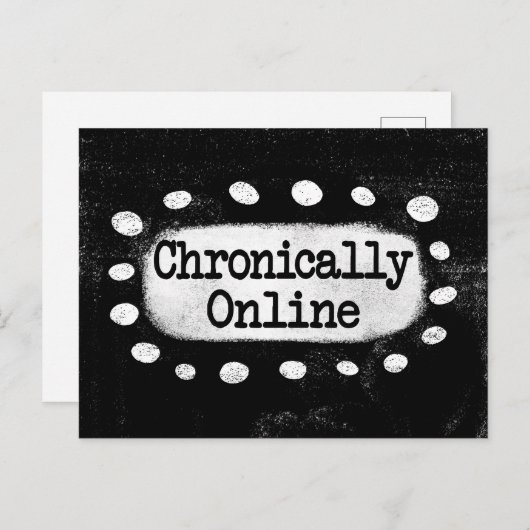 Chronisch online Briefkaart (Voorkant / Achterkant)