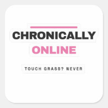 Chronisch Online Grappige Internet Sticker