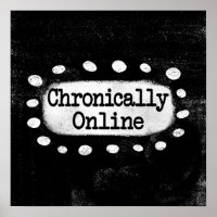 Chronisch online Poster muurkunst