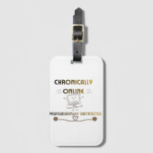 Chronisch Online, Professioneel Afgeleid | Bagagelabel (Voorkant (verticaal))