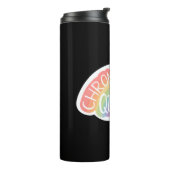 Chronisch queer Sticker Thermosbeker (Gedraaid links)