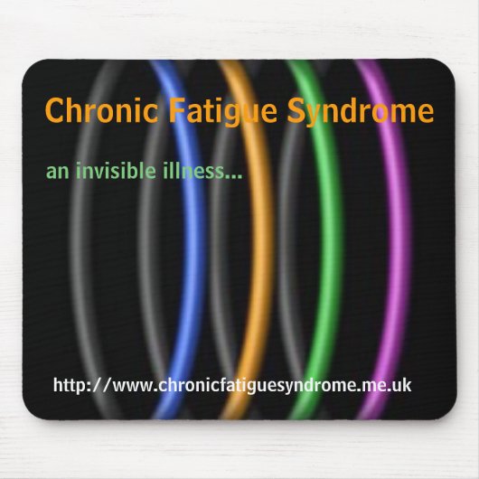 Chronisch vermoeidheidssyndroom, een onzichtbare z muismat (Voorkant)