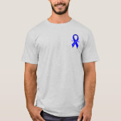 Chronisch vermoeiingssyndroom, CFS, lint met vleug T-shirt (Voorkant)