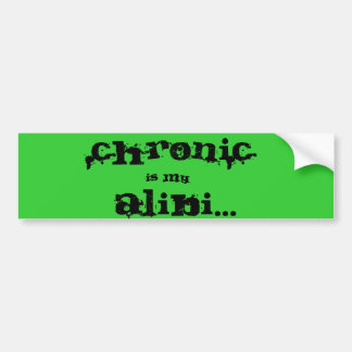 Chronische Bumpersticker