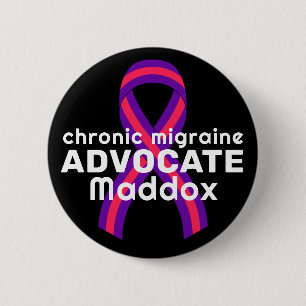 Chronische migraine Advocate Black Button