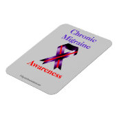 Chronische migrainebewustwording magneet (Linkerzijde)