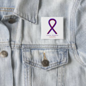 Chronische migraines Awareness Ribbon Button Pins (In situ)