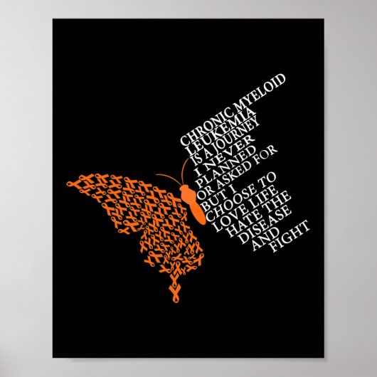 Chronische myeloïde leukemie arrior poster (Voorkant)