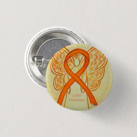 Chronische obstructieve longziekte ronde button 3,2 cm (Voorkant /achterkant)