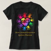 Chronische oefeningen in het compartiment t-shirt (Design voorkant)