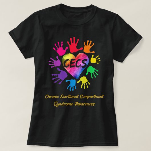 Chronische oefeningen in het compartiment t-shirt (Design voorkant)