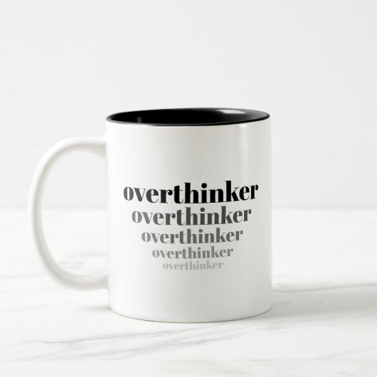 Chronische Overdenker Mok (Links)