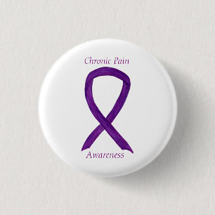 Chronische pijnbestrijding - Aangepaste Art-pop me Ronde Button 3,2 Cm