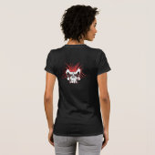 Chronische schade Logo met schedel T-shirt (Achterkant volledig)