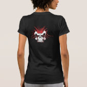 Chronische schade Logo met schedel T-shirt (Achterkant)