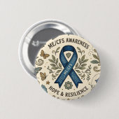 Chronische Vermoeidheid ME/CVS Krijger Ronde Button 5,7 Cm (Voorkant /achterkant)