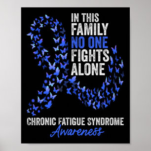 Chronische vermoeidheid Syndroom Bewustheid Month  Poster