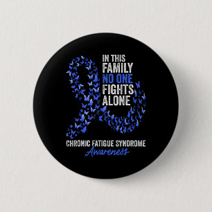 Chronische vermoeidheid Syndroom Bewustheid Month Ronde Button 5,7 Cm