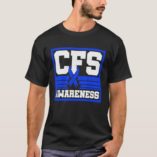 Chronische vermoeidheid Syndroom Warrior CFS Post  T-shirt (Voorkant)