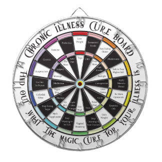 Chronische ziekte Cure Dartboard Dartbord