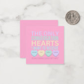 Chronische ziekte Valentines  Notitiekaartje (Voorkant / Achterkant in situ)