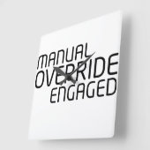 Chronological Sync Technical Clock Vierkante Klok (Hoek)