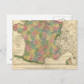 Chronologie kaart Frankrijk (Voorkant / Achterkant)