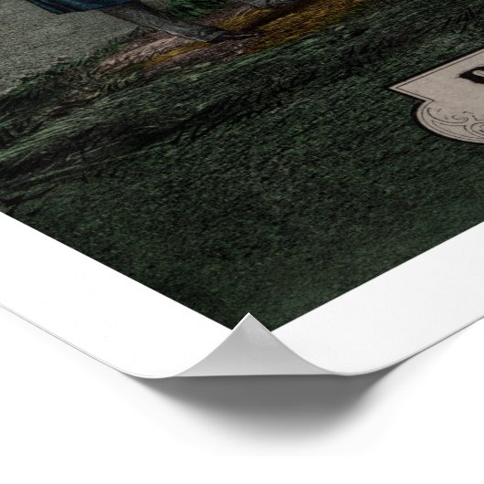 Chronologische boom van de Ierse geschiedenis Poster (Hoek)