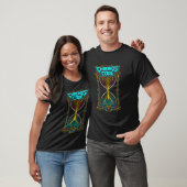 Chronos Code Zandloper Cyberpunk Grafische Heren T T-shirt (Unisex)