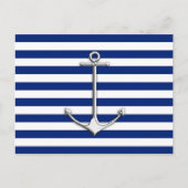 Chroom als dun anker op neusbanden briefkaart (Voorkant)