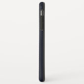 Chroom als een aple lef op koolstofvezel Case-Mate iPhone case (Achterkant/links)