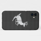 Chroom als het uitvoeren van een Buck op de afdruk Case-Mate iPhone Case (Achterkant (horizontaal))