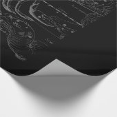 Chroom als kanker Zodiac Constellation Hevelius Cadeaupapier (Hoek)