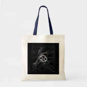 Chroom als kanker Zodiac Constellation Hevelius Tote Bag (Voorkant)