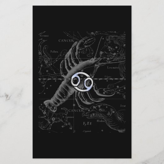 Chroom als kankerdierentuin op Hevelius Briefpapier (Voorkant)