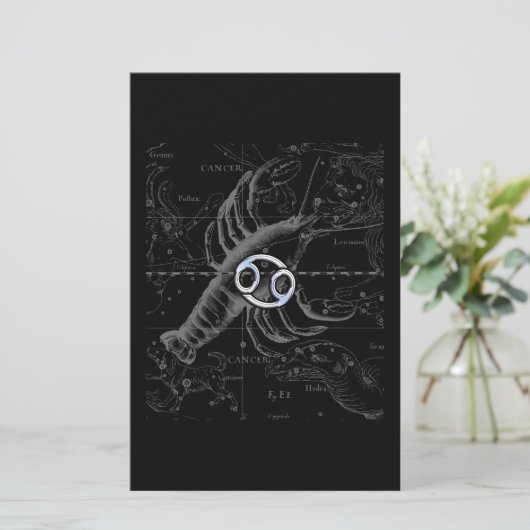 Chroom als kankerdierentuin op Hevelius Briefpapier (Staand voorkant)