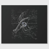 Chroom als kankerdierentuin op Hevelius Cadeaupapier (Vlak)