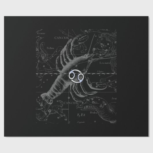 Chroom als kankerdierentuin op Hevelius Cadeaupapier (Vlak)