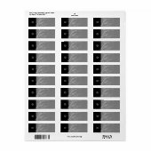 Chroom als kankerdierentuin op Hevelius Etiket (Full Sheet)