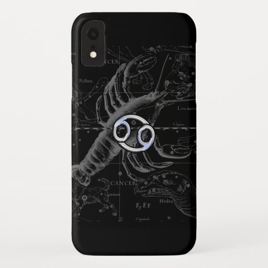 Chroom als kankerdiersymbool op Hevelius Case-Mate iPhone Case (Achterkant)
