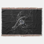 Chroom als kankerdiersymbool op Hevelius Deken (Voorkant)