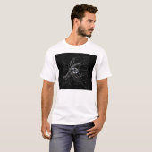 Chroom als kankerteken op Hevelius Engraving T-shirt (Voorkant volledig)