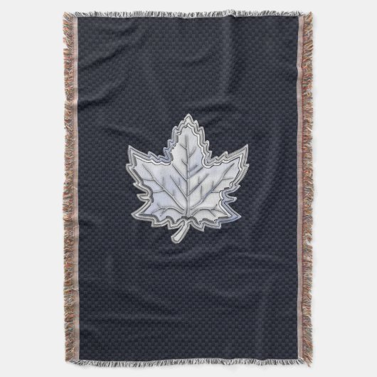 Chroom als leder van een aple op koolstofvezel afd deken (Voorkant Verticaal)