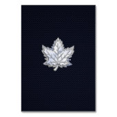 Chroom als leder van een aple op koolstofvezel afd kaart (Voorkant)