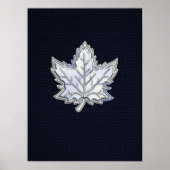 Chroom als leverbaar-koolstofvezel poster (Voorkant)